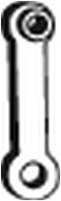Gummiupphängning, avgassystem Bosal 255-224 BOSAL