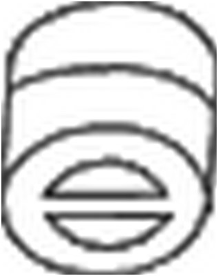Gummiupphängning, avgassystem Bosal 255-481 BOSAL Gummiupphängning, avgassystem Bosal 255-481 BOSAL