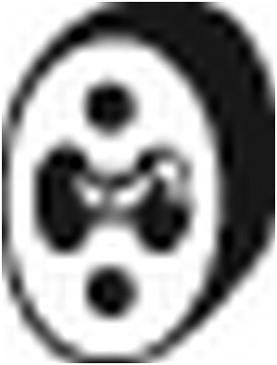 Gummiupphängning, avgassystem Bosal 255-487 BOSAL Gummiupphängning, avgassystem Bosal 255-487 BOSAL