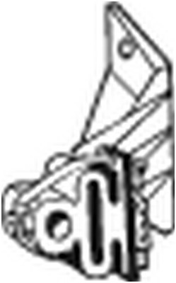 Gummiupphängning, avgassystem Bosal 255-550 BOSAL