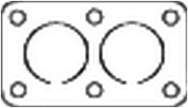 Packning, avgasrör Bosal 256-902 BOSAL