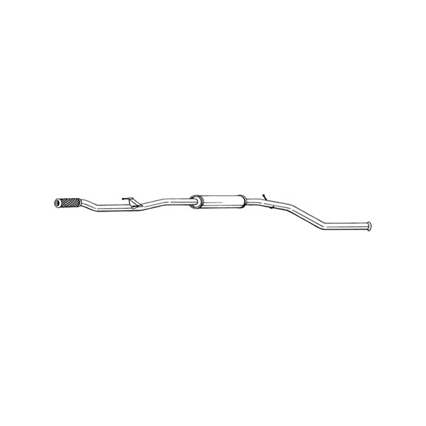 Mittenljuddämpare Bosal 295-087 BOSAL