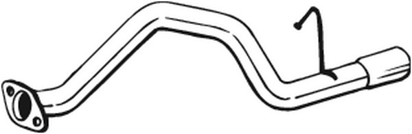 Avgasrör, Bak Bosal 351-219 BOSAL