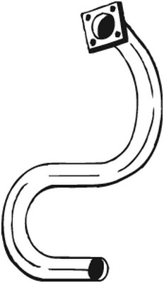 Avgasrör, Fram Bosal 730-261 BOSAL