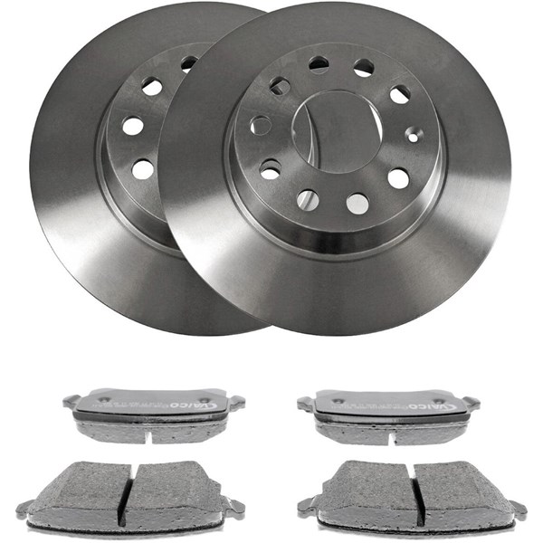 Bromssats, Skivbroms Solid, Bakaxel Vaico Expert kits + V10-6621 VAICO