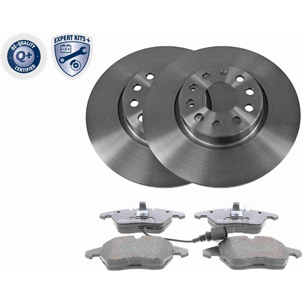 Bromssats, Skivbroms Ventilerad, Framaxel VAICO Expert kits + VAICO