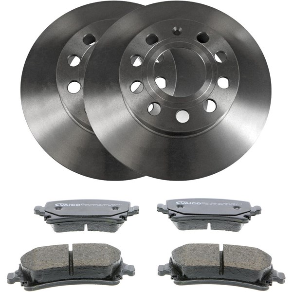 Bromssats, Skivbroms Solid, Bakaxel Vaico Expert kits + V10-6624 VAICO