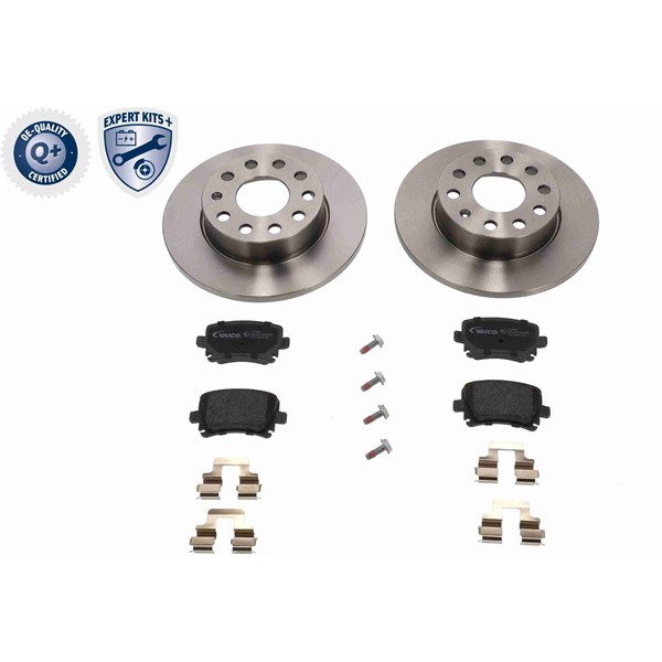 Bromssats, Skivbroms Solid, Bakaxel VAICO Expert kits + VAICO