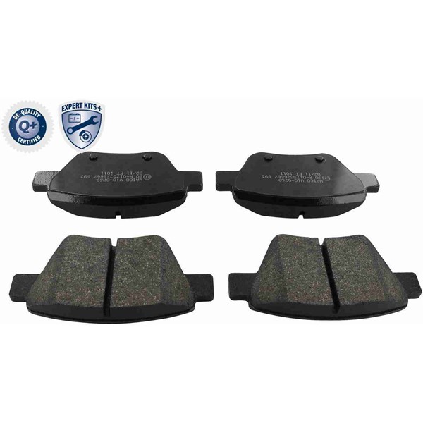 Bromssats, Skivbroms Solid, Bakaxel VAICO Expert kits + VAICO