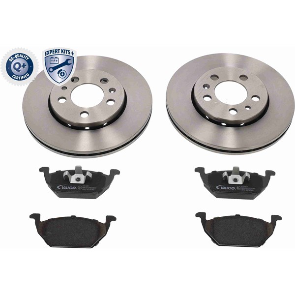 Bromssats, Skivbroms Ventilerad, Framaxel VAICO Expert kits + VAICO
