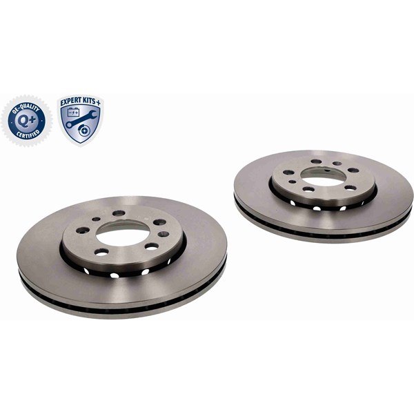 Bromssats, Skivbroms Ventilerad, Framaxel VAICO Expert kits + VAICO