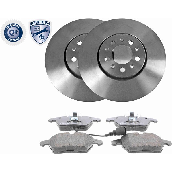 Bromssats, Skivbroms Ventilerad, Framaxel VAICO Expert kits + VAICO