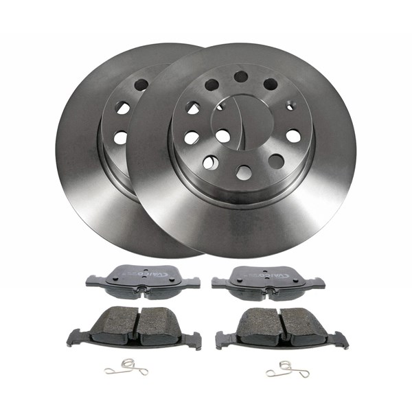 Bromssats, Skivbroms Solid, Bakaxel Vaico V10-6744 VAICO