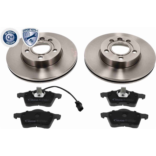 Bromssats, Skivbroms Ventilerad, Framaxel VAICO Expert kits + VAICO