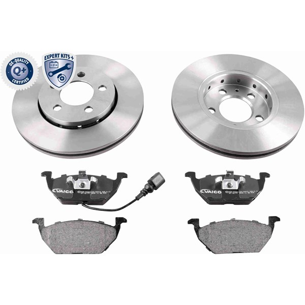 Bromssats, Skivbroms Ventilerad, Framaxel VAICO Expert kits + VAICO