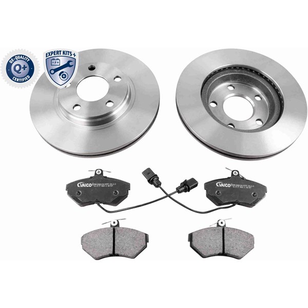 Bromssats, Skivbroms Ventilerad, Framaxel VAICO Expert kits + VAICO