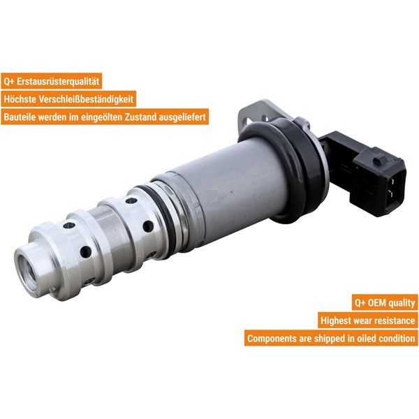 VVT-ventil, Insugssidan, Avgas-/utsläppssidan VVT-ventil, Insugssidan, Avgas-/utsläppssidan