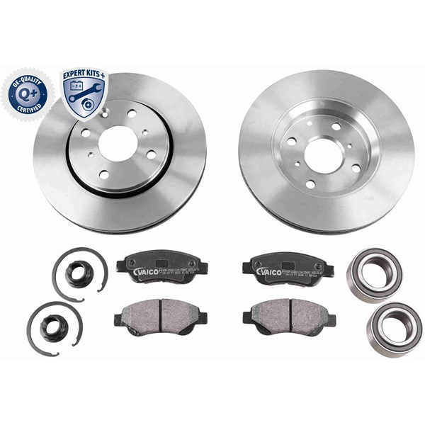 Bromssats, Skivbroms Ventilerad, Framaxel VAICO Expert kits + VAICO