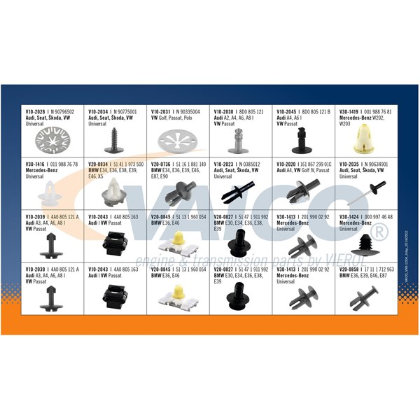 Sortiment, fastsättningselement, Universal Expert kits +