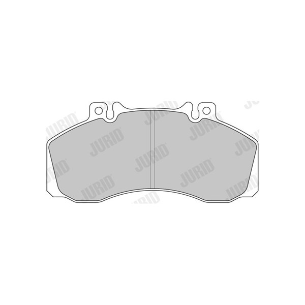 Bromsbeläggsats, Bakaxel, Framaxel Jurid 2983509560 JURID