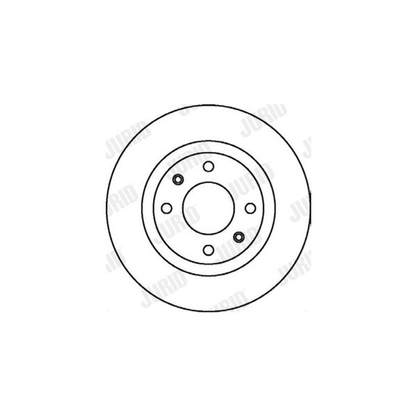 Bromsskiva Solid, Framaxel Jurid 562044JC JURID Bromsskiva Solid, Framaxel Jurid 562044JC JURID