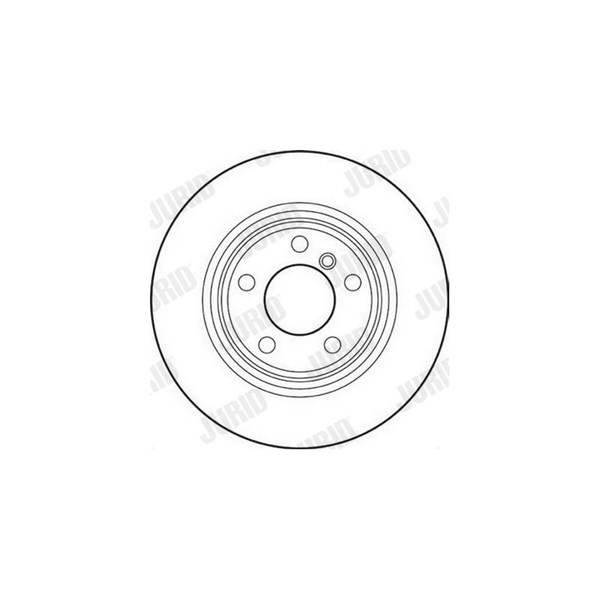 Bromsskiva Solid, Bakaxel Jurid 562135JC JURID Bromsskiva Solid, Bakaxel Jurid 562135JC JURID