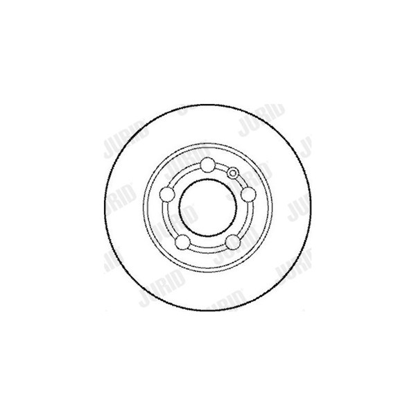 Bromsskiva Solid, Bakaxel Jurid 562177JC JURID Bromsskiva Solid, Bakaxel Jurid 562177JC JURID