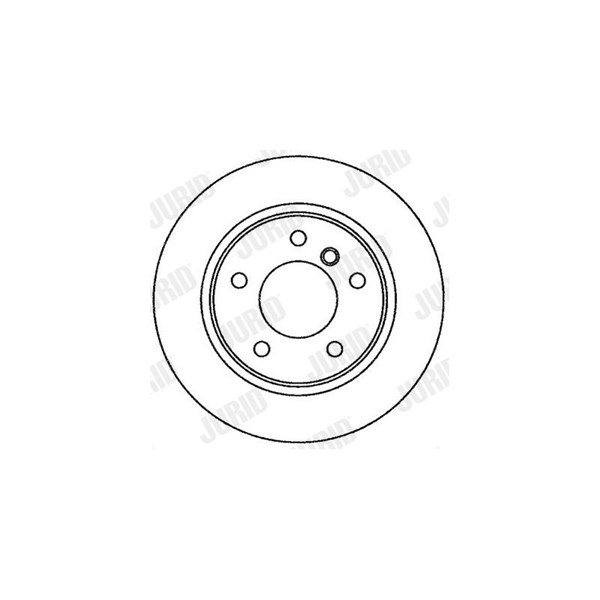 Bromsskiva Solid, Bakaxel Jurid 562259JC JURID Bromsskiva Solid, Bakaxel Jurid 562259JC JURID