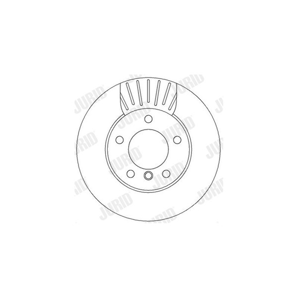 Bromsskiva Ventilerad, Framaxel Jurid 562313JC JURID Bromsskiva Ventilerad, Framaxel Jurid 562313JC JURID