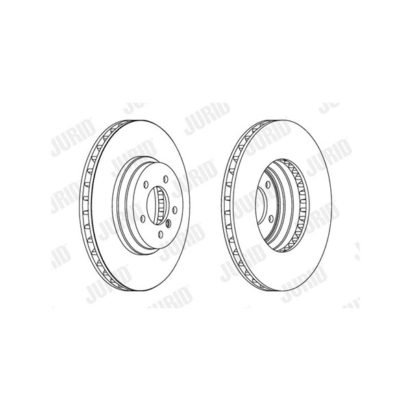 Bromsskiva Ventilerad, Framaxel Jurid 562519JC JURID Bromsskiva Ventilerad, Framaxel Jurid 562519JC JURID