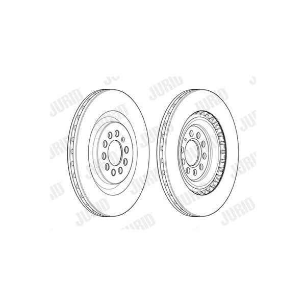 Bromsskiva Ventilerad, Framaxel Jurid 562597JC-1 JURID Bromsskiva Ventilerad, Framaxel Jurid 562597JC-1 JURID