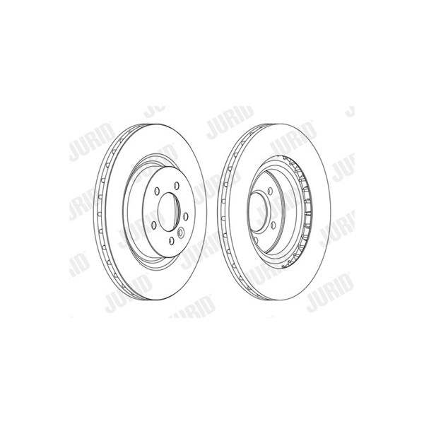 Bromsskiva Ventilerad, Framaxel Jurid 562654JC JURID Bromsskiva Ventilerad, Framaxel Jurid 562654JC JURID