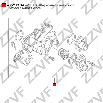 Termostathus Zzvf ZV121BA ZZVF Termostathus Zzvf ZV121BA ZZVF