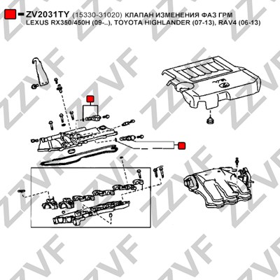 VVT-ventil Zzvf ZV2031TY ZZVF