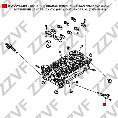 VVT-ventil Zzvf ZV21A81 ZZVF