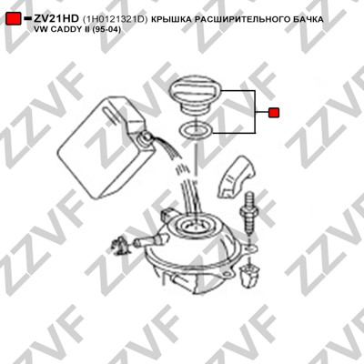 Lock, kylare Zzvf ZV21HD ZZVF