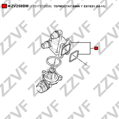 Termostathus Zzvf ZV258BM ZZVF