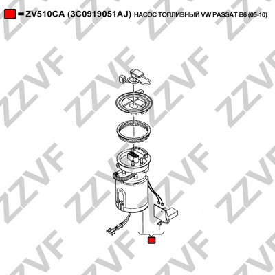 Bränslepump Zzvf ZV510CA ZZVF