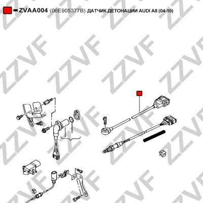 Knackningssensor Zzvf ZVAA004 ZZVF