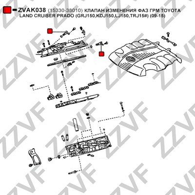 VVT-ventil Zzvf ZVAK038 ZZVF
