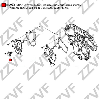 VVT-ventil Zzvf ZVAK055 ZZVF
