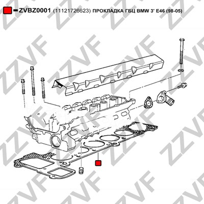 Packning, topplock Zzvf ZVBZ0001 ZZVF Packning, topplock Zzvf ZVBZ0001 ZZVF