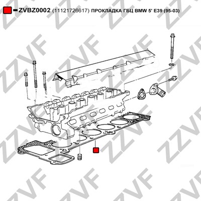 Packning, topplock Zzvf ZVBZ0002 ZZVF Packning, topplock Zzvf ZVBZ0002 ZZVF