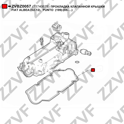 Packning, vippkåpa Zzvf ZVBZ0057 ZZVF Packning, vippkåpa Zzvf ZVBZ0057 ZZVF