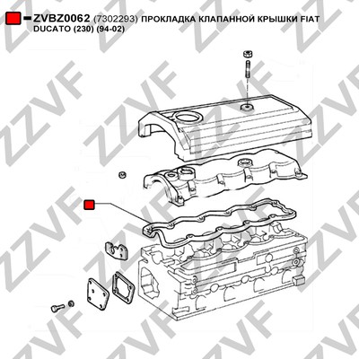 Packning, vippkåpa Zzvf ZVBZ0062 ZZVF