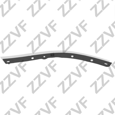 Prydnads- / Skyddslist, stötfångare, Höger fram Zzvf ZVCY-2-024R ZZVF Prydnads- / Skyddslist, stötfångare, Höger fram Zzvf ZVCY-2-024R ZZVF