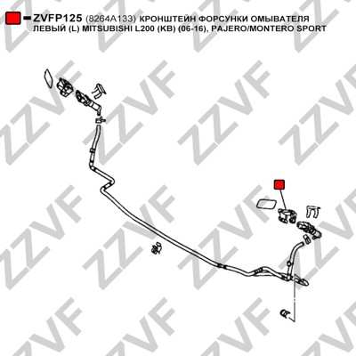 Övertäck, Stötfångare, Vänster fram Zzvf ZVFP125 ZZVF Övertäck, Stötfångare, Vänster fram Zzvf ZVFP125 ZZVF