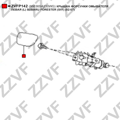 Övertäck, Stötfångare, Höger fram Zzvf ZVFP143 ZZVF Övertäck, Stötfångare, Höger fram Zzvf ZVFP143 ZZVF