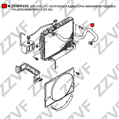 Kylarslang, Nedre Zzvf ZVMR456 ZZVF