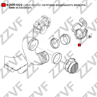 Insug, luftfilter Zzvf ZVR1022 ZZVF